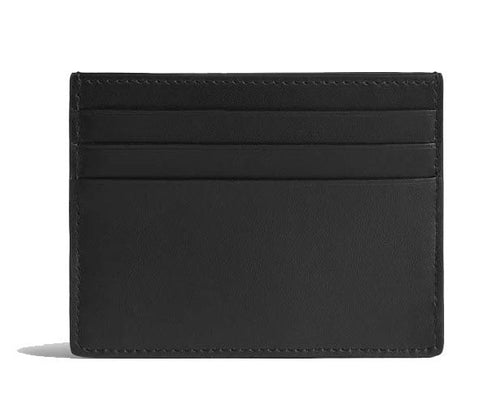 تحميل الصورة إلى عارض المعرض، Dunhill Archive Deco Card Case Black / Blue leather
