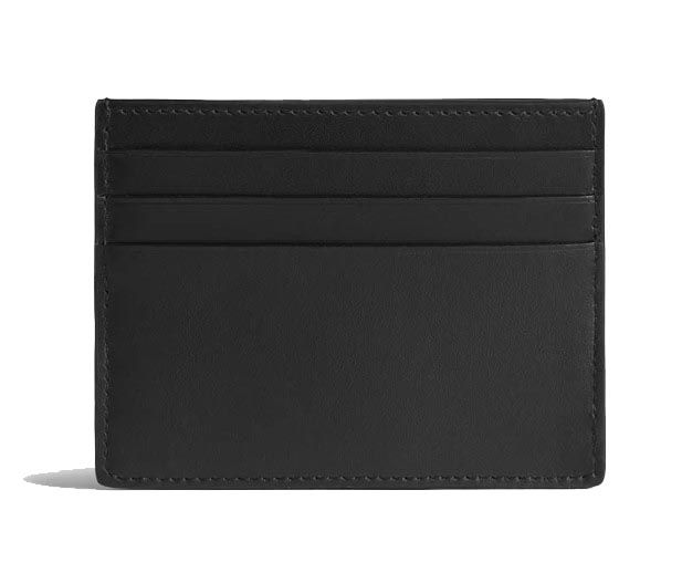 Dunhill Archive Deco Card Case Black / Blue leather