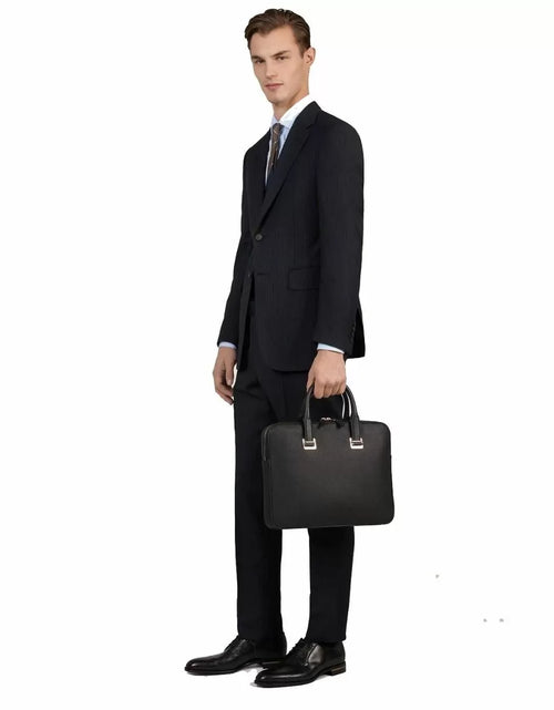 تحميل الصورة إلى عارض المعرض، Dunhill Cadogan Slim Single Document Case Black
