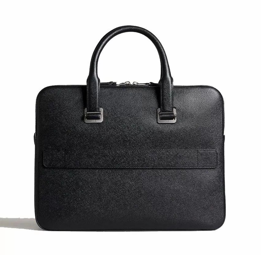 Dunhill Cadogan Slim Single Document Case Black