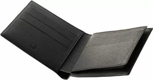 Dunhill wallet for men 12cc black leather