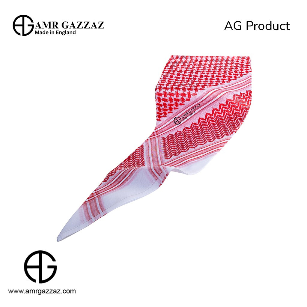 Amr Gazzaz English Shemagh classic red new special 2026