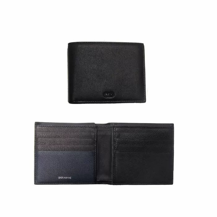 Dior leather wallet , Black