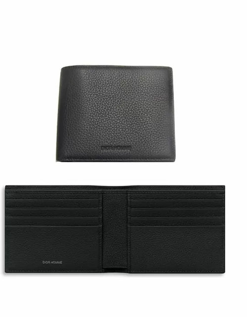 تحميل الصورة إلى عارض المعرض، Dior leather Black wallet
