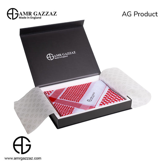 Amr Gazzaz English Shemagh new Elsonbola 2026 RED FG-6