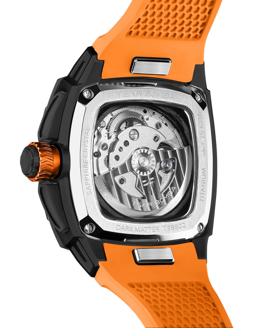 تحميل الصورة إلى عارض المعرض، Dark Matter-Interchangeable Automatic Watch TB8602 Orange Set
