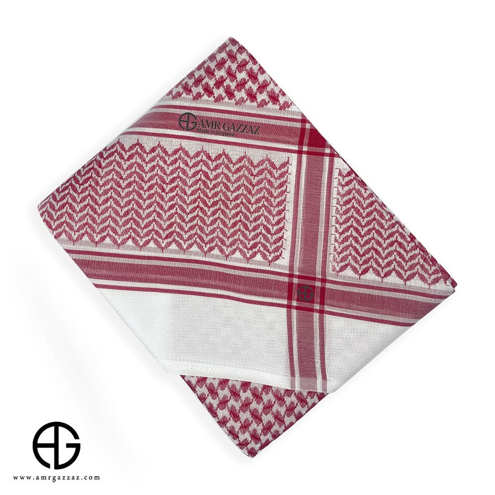 عمرو قزاز شماغ انجليزي كلاسيكي