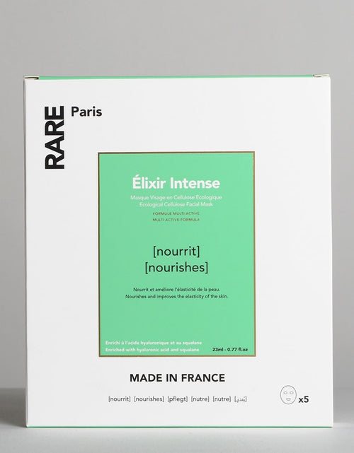 Load image into Gallery viewer, Elixir Intense Nourishing Face Mask Box x5 23 mL per sheet mask
