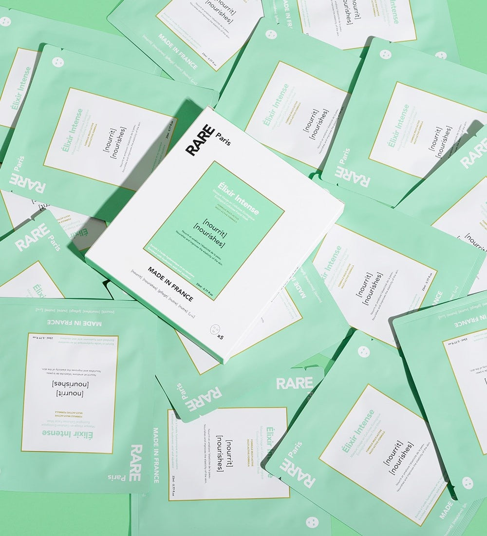 Elixir Intense Nourishing Face Mask Box x5 23 mL per sheet mask