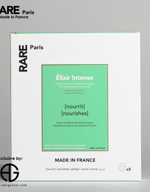 Load image into Gallery viewer, Elixir Intense Nourishing Face Mask – Box of 5 5 sheet masks (23 mL each)
