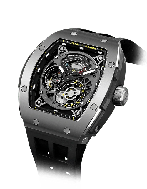 Load image into Gallery viewer, Elemental Series-Automatic Watch TB8210A Silver Black
