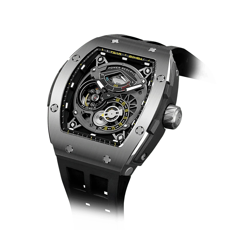 Elemental Series-Automatic Watch TB8210A Silver Black