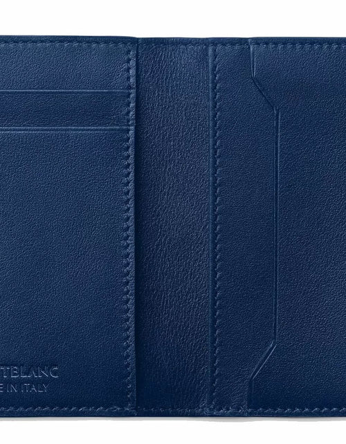 تحميل الصورة إلى عارض المعرض، Montblanc Meisterstuck Selection Soft mini wallet 4cc Navy
