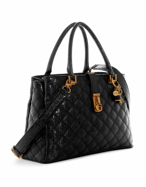 تحميل الصورة إلى عارض المعرض، Guess Gaia Satchel Shoulder bag Black
