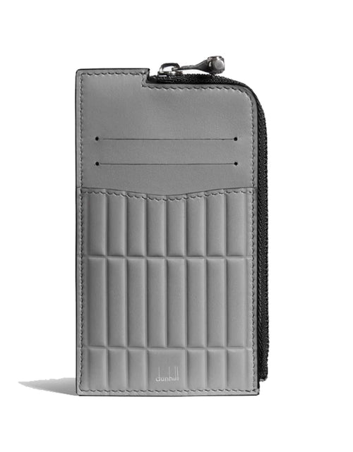 تحميل الصورة إلى عارض المعرض، Dunhill Rollagas Zip Card Case , Grey
