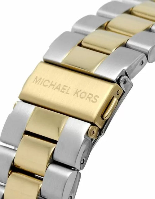 تحميل الصورة إلى عارض المعرض، Michael Kors Iconic Reissue Runway Chronograph Watch Gold
