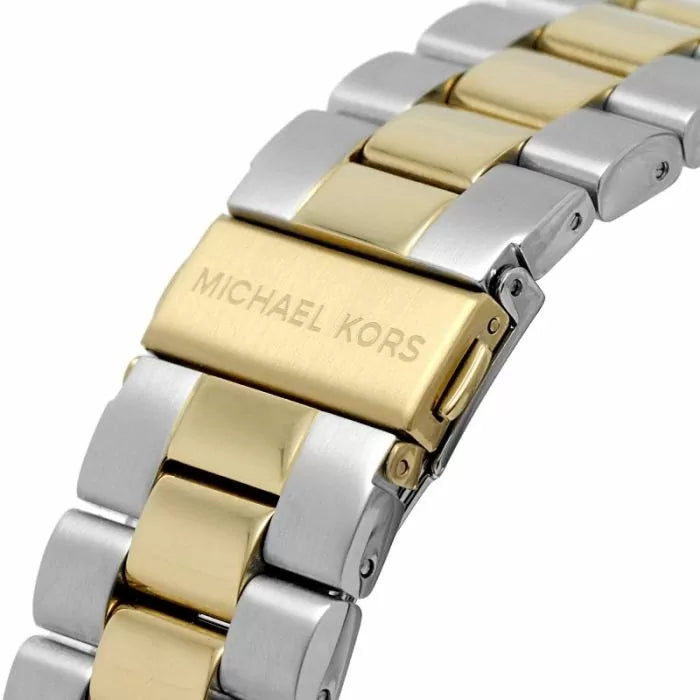 Michael Kors Iconic Reissue Runway Chronograph Watch Gold