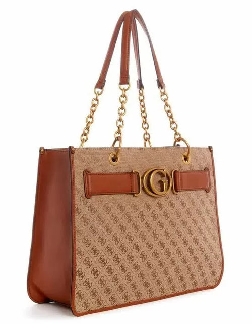 تحميل الصورة إلى عارض المعرض، Guess Satchel Aviana Shoulder Bag Brown
