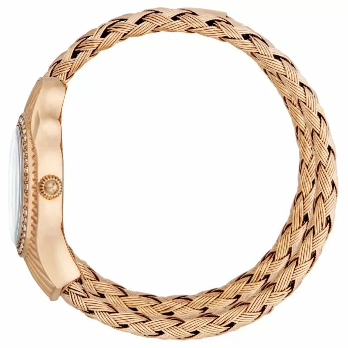 Just Cavalli Lady Snake women watch rose gold , MOP