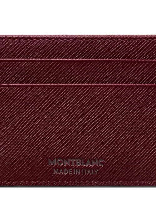 تحميل الصورة إلى عارض المعرض، Montblanc Sartorial card holder 5cc burgundy
