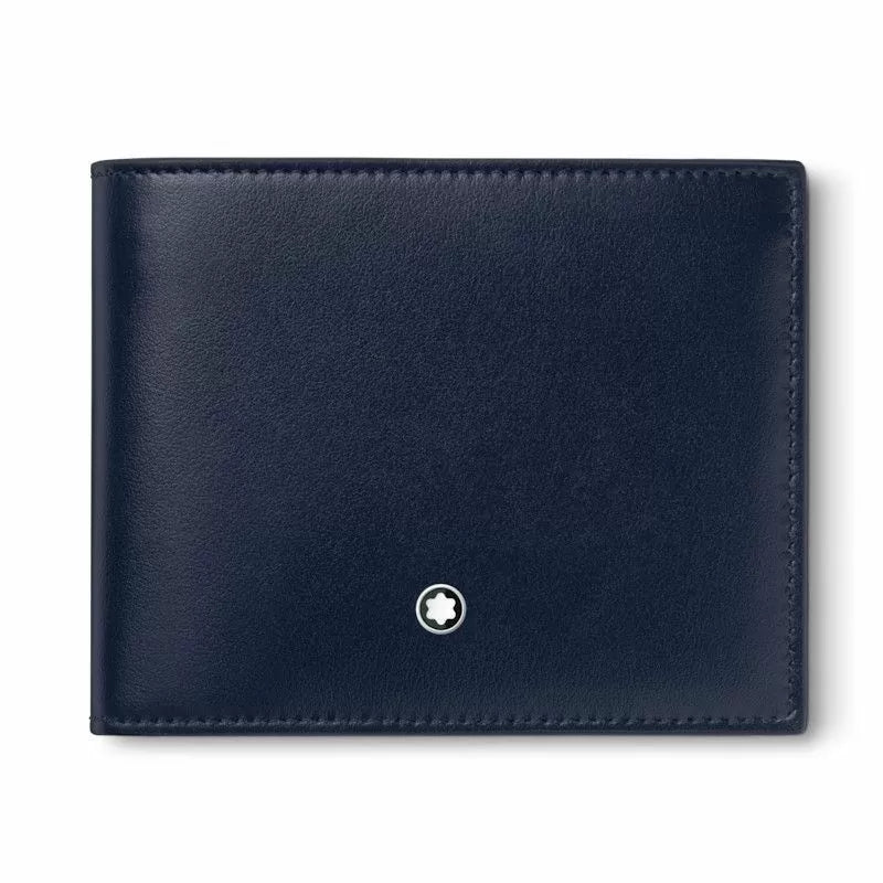 Montblanc Meisterstuck wallet 6cc with blue leather