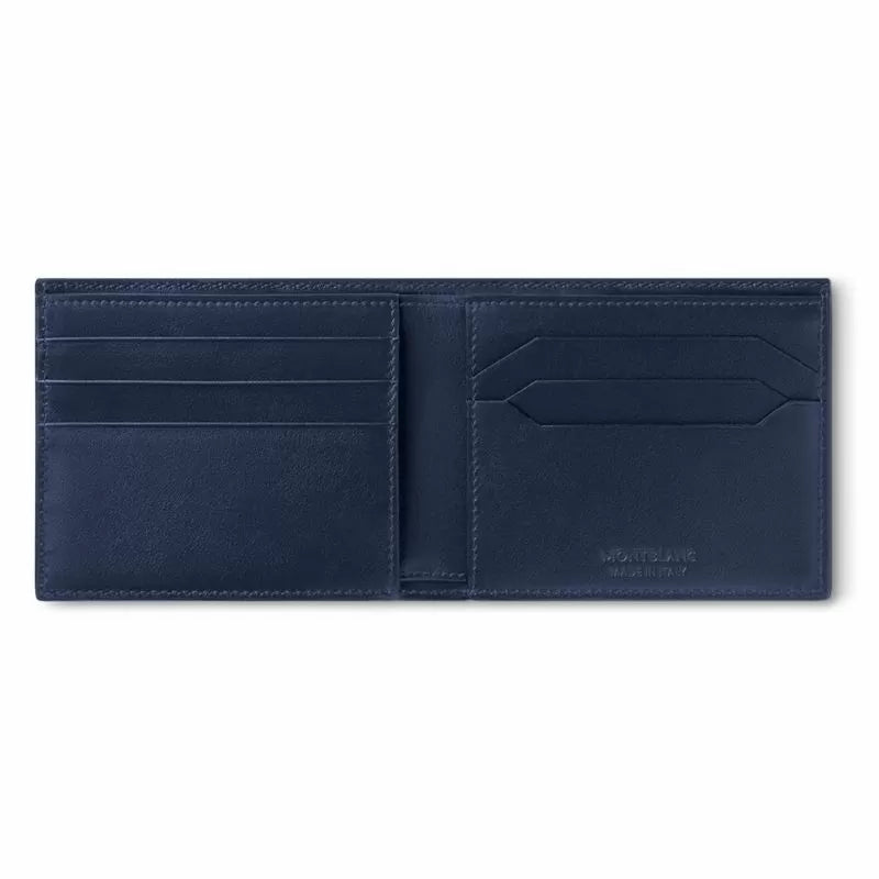 Montblanc Meisterstuck wallet 6cc with blue leather