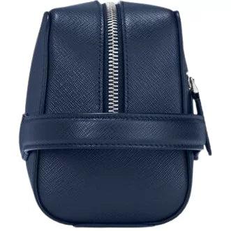 تحميل الصورة إلى عارض المعرض، Montblanc Sartorial Wash Bag - Blue Leather
