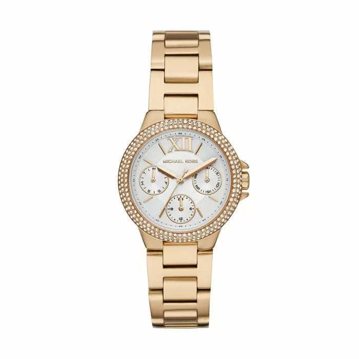 Michael Kors CAMILLE watch for women , Gold / White