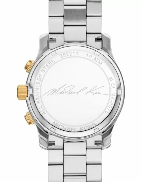 تحميل الصورة إلى عارض المعرض، Michael Kors Iconic Reissue Runway Chronograph Watch Gold
