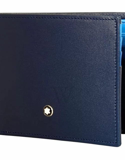 تحميل الصورة إلى عارض المعرض، Montblanc Meisterstuck Wallet 6Cc Navy Blue
