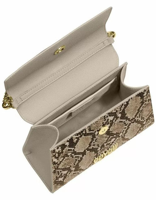 تحميل الصورة إلى عارض المعرض، Roberto Cavalli Cream NOIRA Medium Leather handbag
