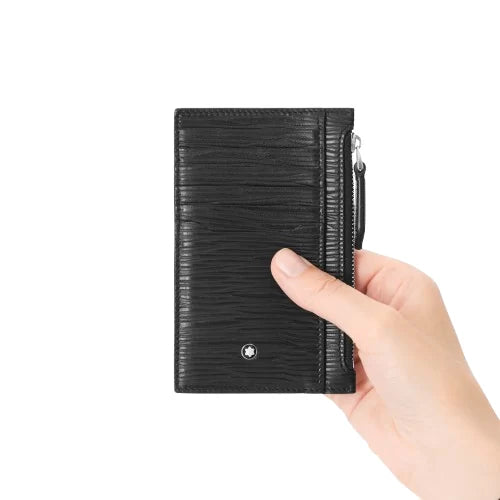 تحميل الصورة إلى عارض المعرض، Montblanc Meisterstuck 4810 Card Holder 8cc - Zipped Pocket
