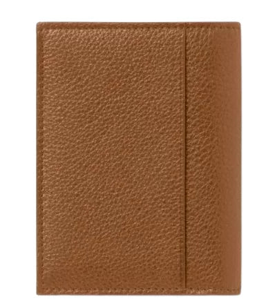 تحميل الصورة إلى عارض المعرض، Montblanc Soft Grain card holder 4cc brown leather
