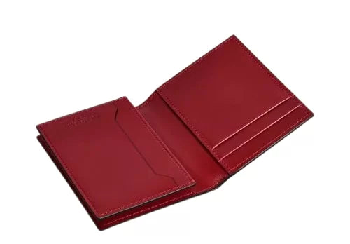 Montblanc Meisterstuck Card Holder 4 Card - Red Leather