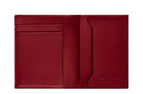 تحميل الصورة إلى عارض المعرض، Montblanc Meisterstuck Card Holder 4 Card - Red Leather
