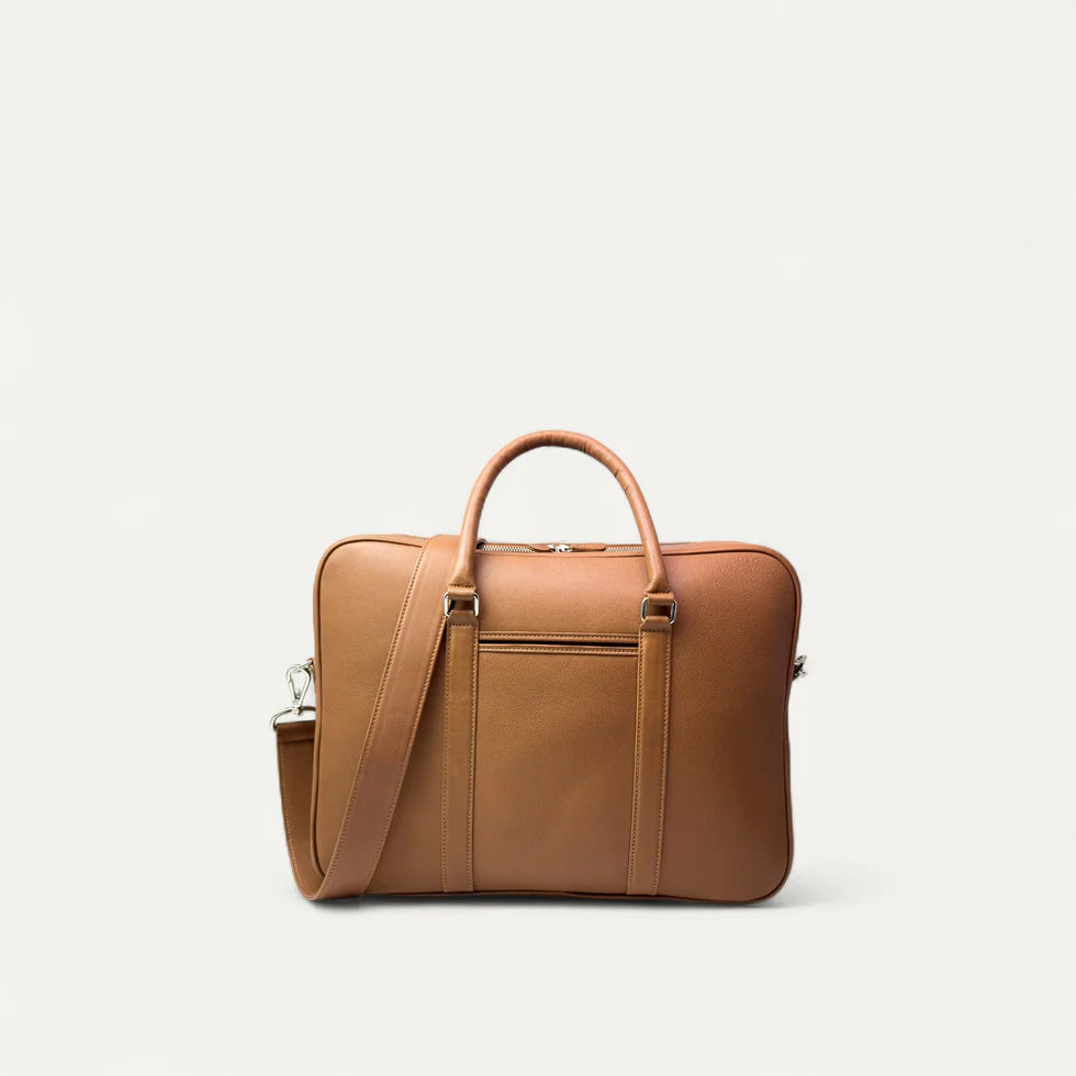 Prestige Briefcase in Calf Leather Camel