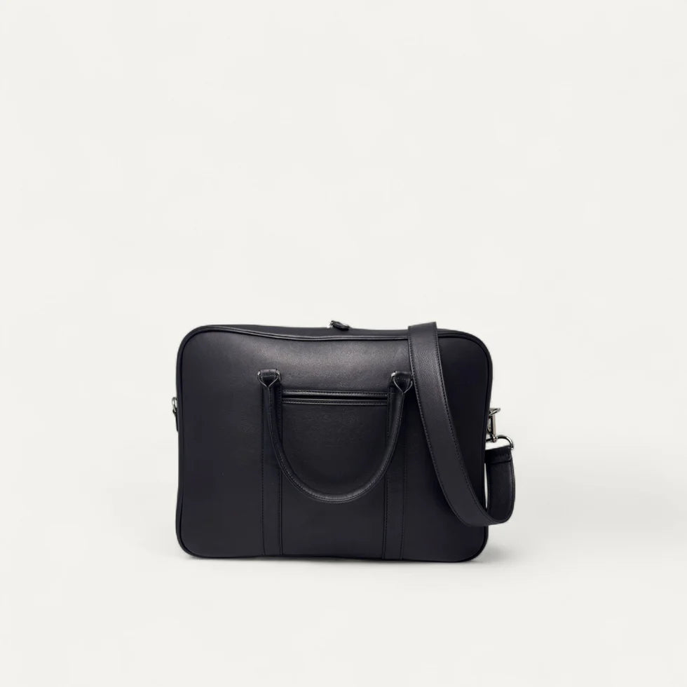 Prestige Briefcase in Calf Leather Black