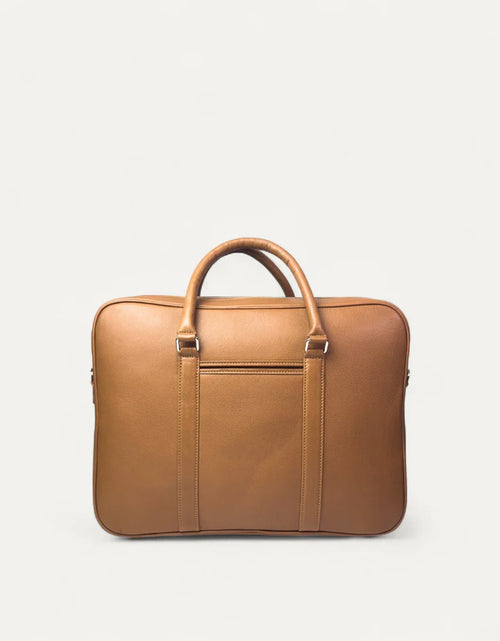 Load image into Gallery viewer, Prestige Briefcase in Calf Leather Camel
