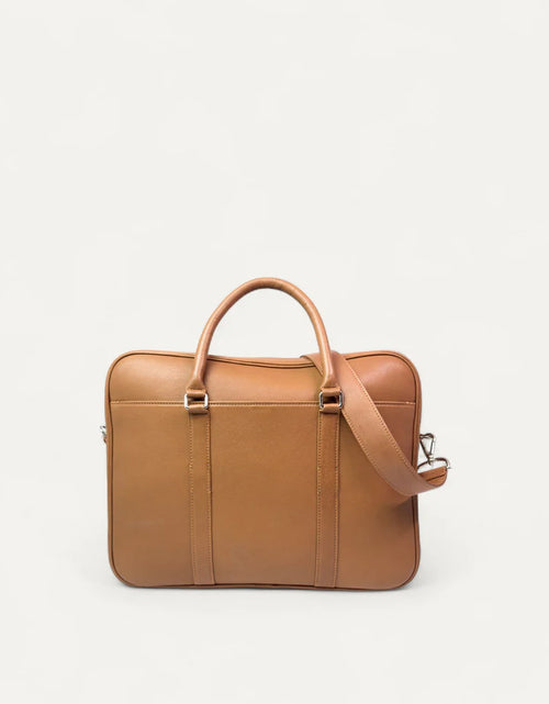 Load image into Gallery viewer, Prestige Briefcase in Calf Leather Camel

