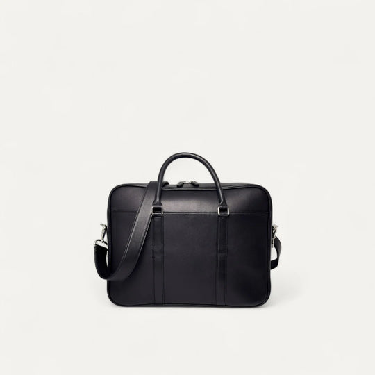 Prestige Briefcase in Calf Leather Black