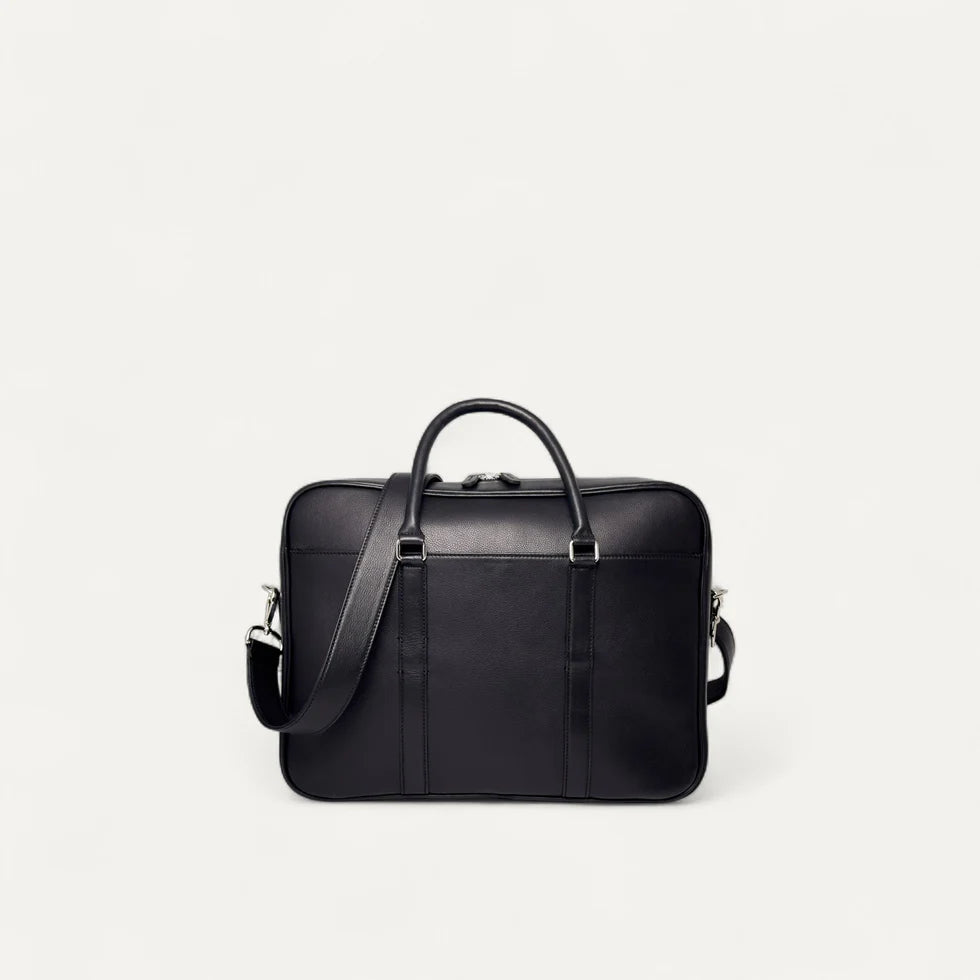 Prestige Briefcase in Calf Leather Black
