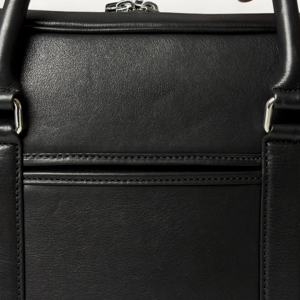 Prestige Briefcase in Calf Leather Black