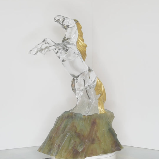 Daum limited edition – Grand Crystal clear Horse