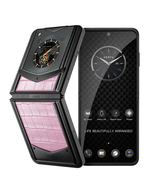 Load image into Gallery viewer, VERTU® IRONFLIP ALLIGATOR SKIN SERIES -SAKURA PINK
