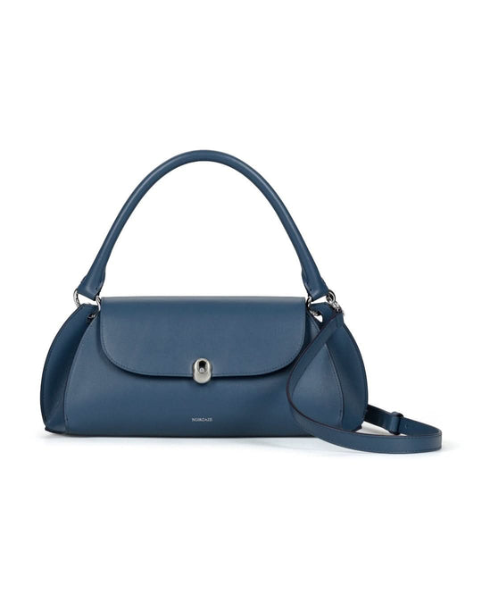 SCALLOP BAG navy blue