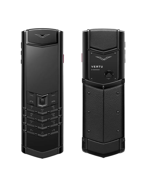 Load image into Gallery viewer, Signature S+ Black Steel Calfskin Black
