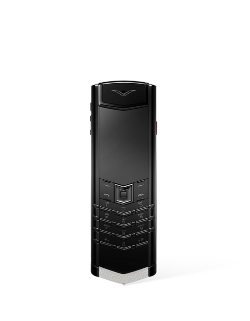 Load image into Gallery viewer, Signature S+ Black Steel Calfskin White
