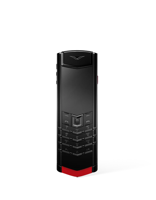 Load image into Gallery viewer, Signature S+ Black Steel Calfskin Raspberry Red
