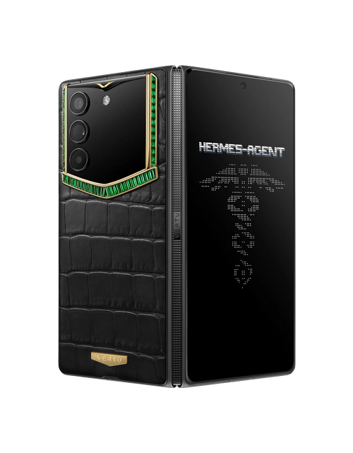 Load image into Gallery viewer, AlphaFold Bespoke Alligator Skin Gold IV &amp; Green Diamond
