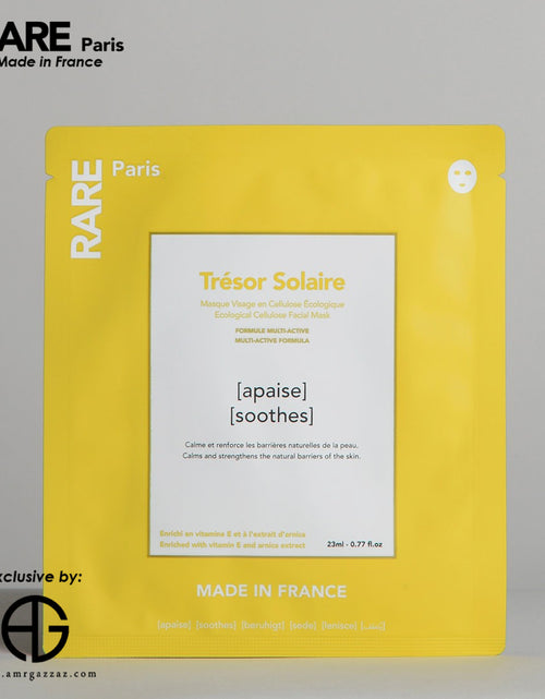 Load image into Gallery viewer, Trésor Solaire Soothing Face Mask 23 mL per sheet mask
